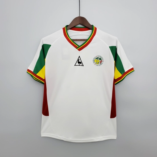 Retro 2002 Senegal white Soccer Jersey