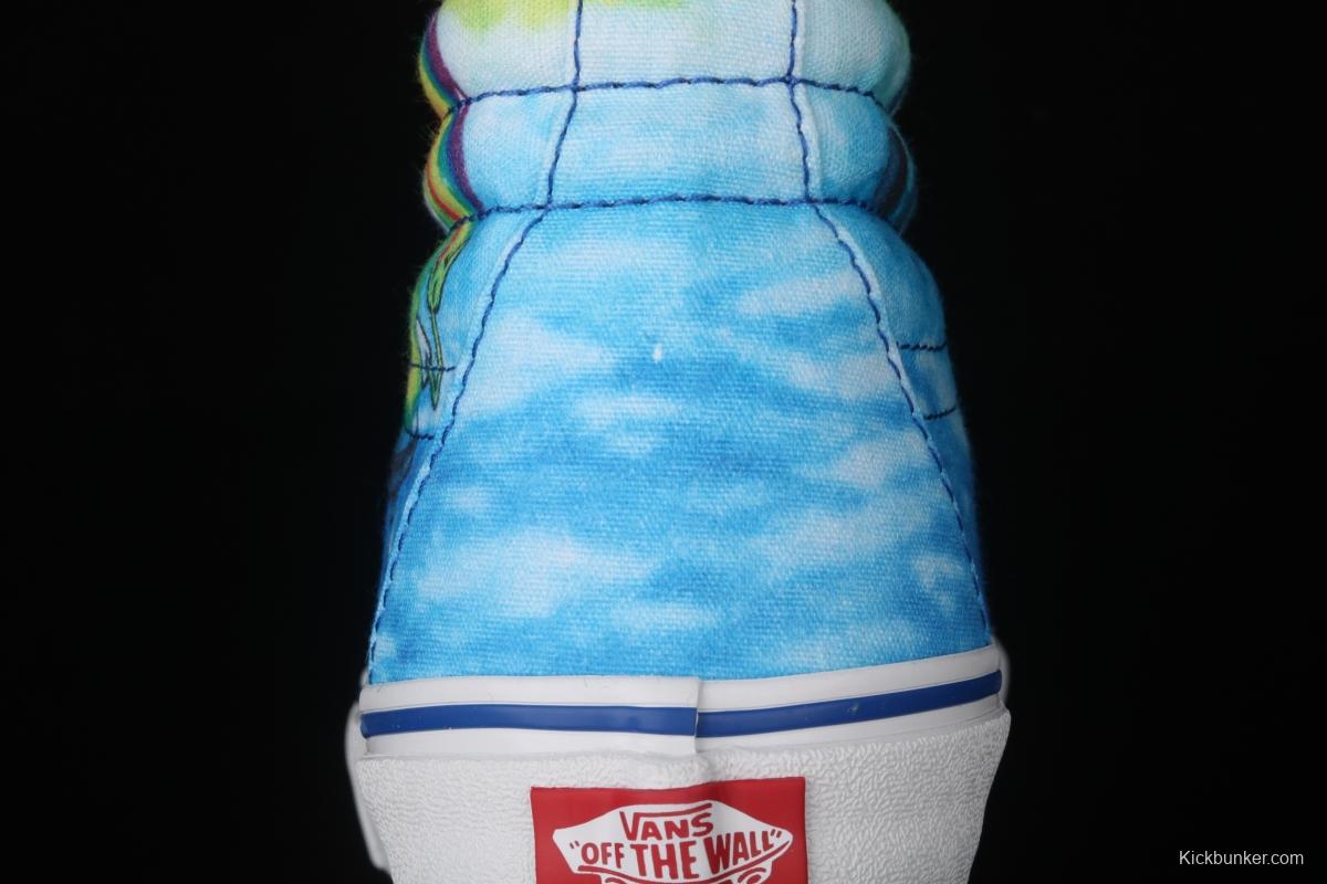 SpongeBob x Vans Sk8-Hi theme animation joint series of high-top casual board shoes VN0A32QQZAW