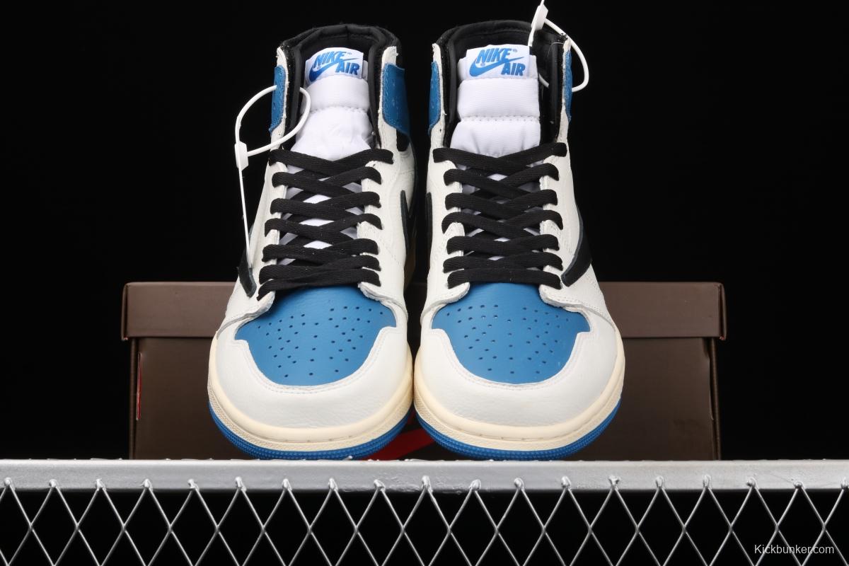 Travis Scott x Air Jordan 1 High OG Lightning inverted tick DH3227-105