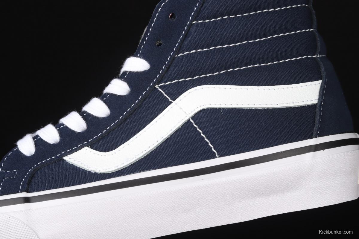 Vans Sk8-Hi Lx Anaheim dark blue high-top sports board shoes VN0A38GF9GK