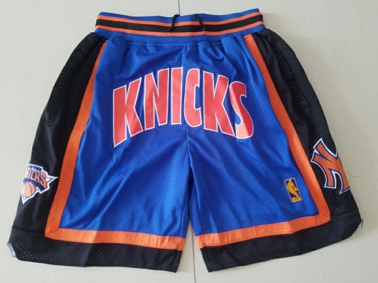 New York 1996-97 Throwback Classics Basketball Team Shorts