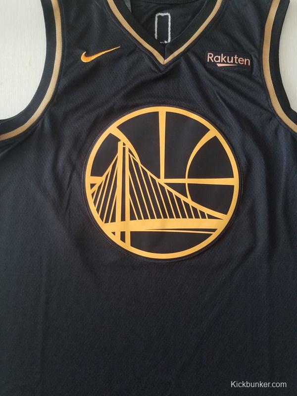 Stephen Curry 30 Black Golden Edition Jersey