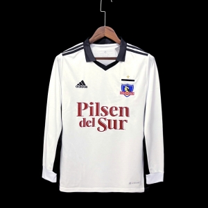 22/23 Colo Colo Home Long Sleeve  Soccer Jersey