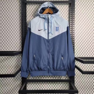 23/24 England Navy Grey Windbreaker