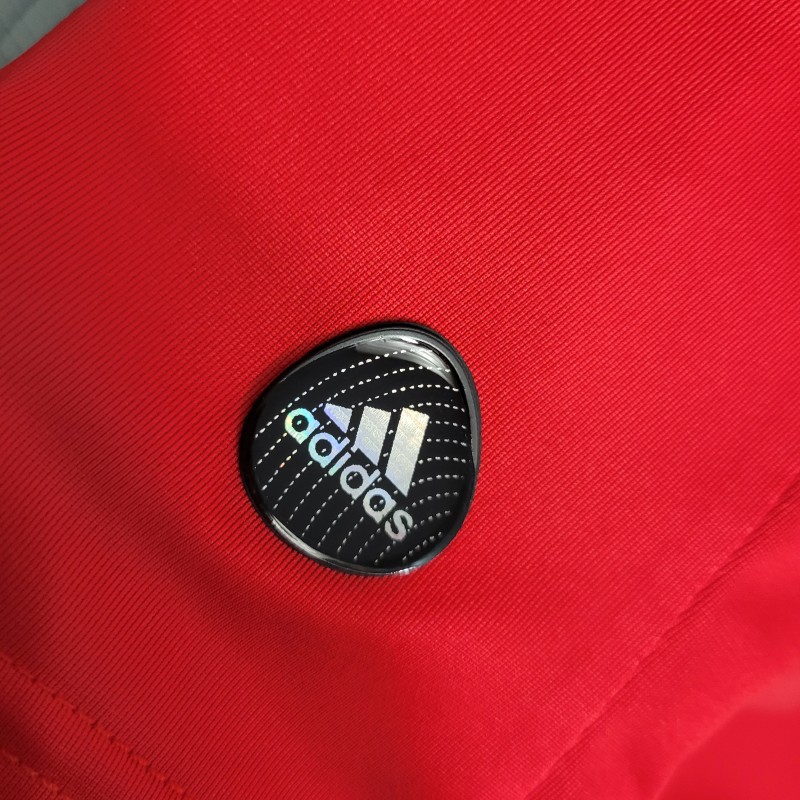 Retro Long Sleeve 11-12 Real Madrid Away Red Jersey