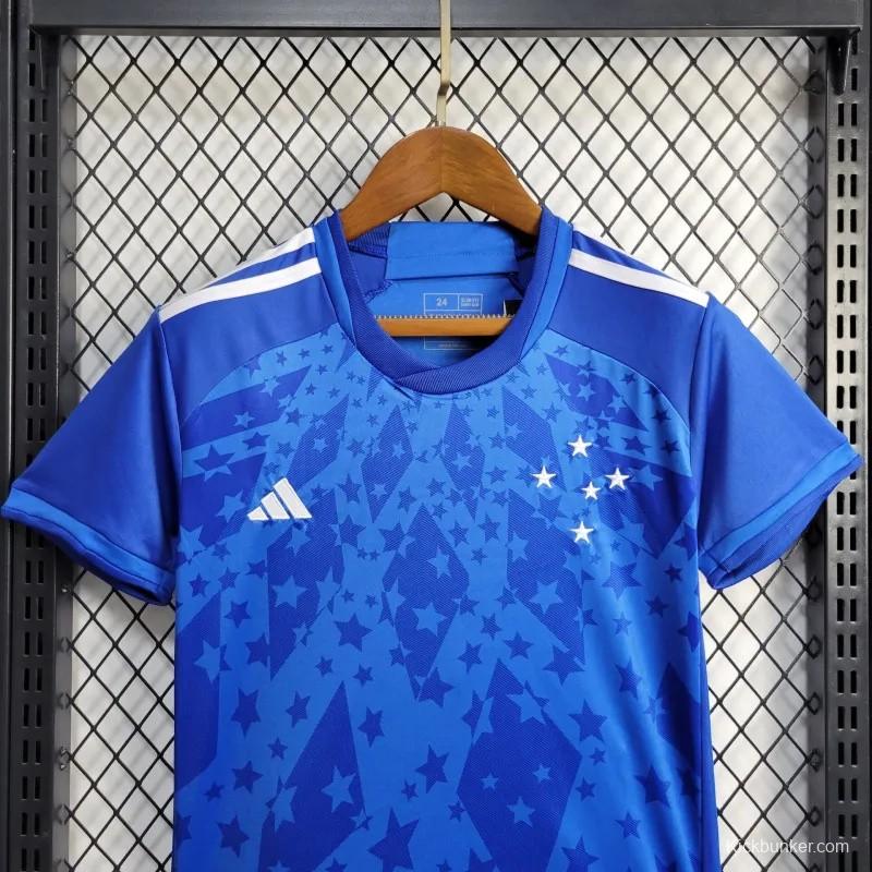 24/25 Kids Cruzeiro Home Jersey