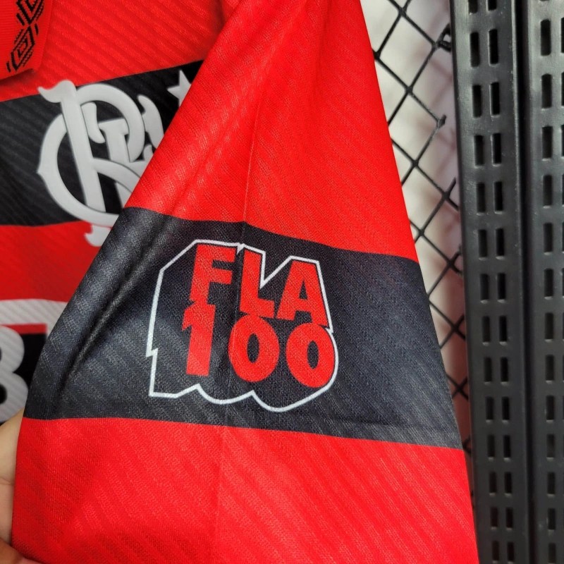 Retro 94/95 Flamengo Home Long Sleeve Jersey