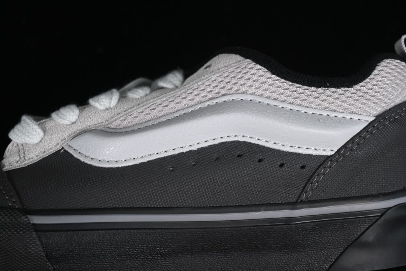 Vans OG Classic Slip-On Acid Wash Retro Grey Black Skate Shoes - VN0009QCGRY