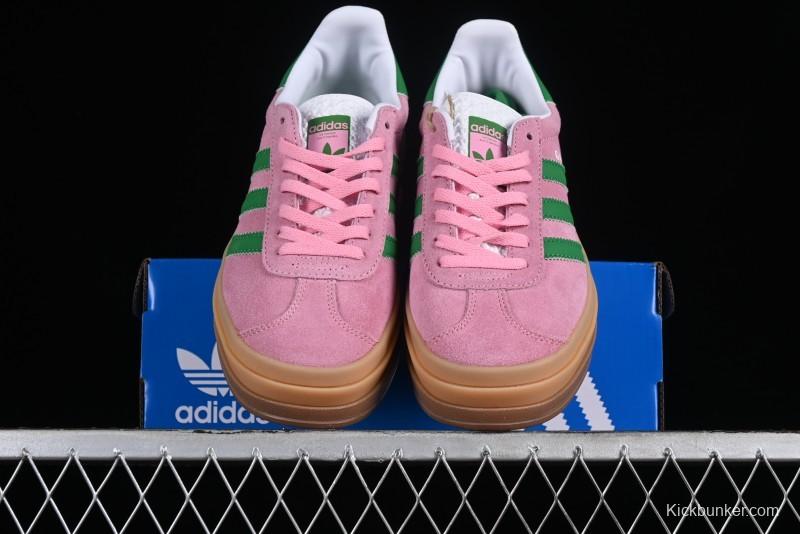 Adidas Originals Gazelle Bold Low-Top Sneakers with Thick Sole for Casual Wear - IE0420