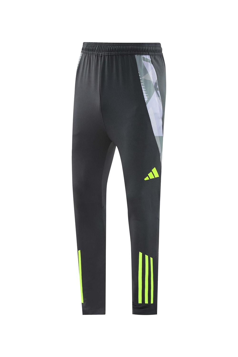 2024 Adidas Deep Grey Half Zipper Jacket +Long Pants