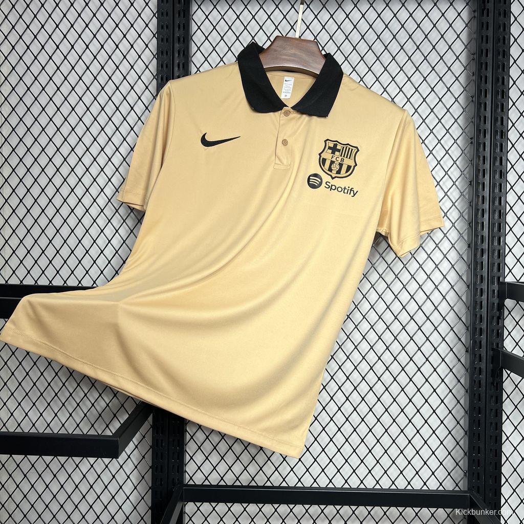 24/25 Barcelona Polo Khaki Jersey