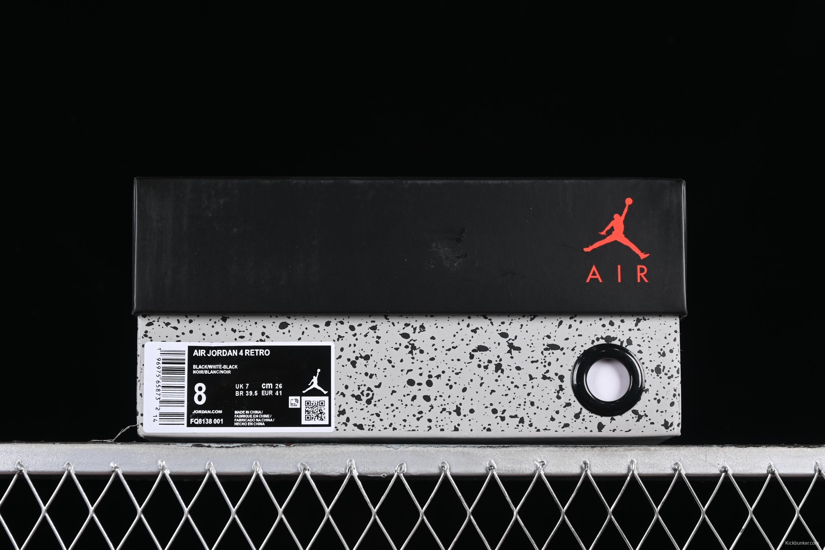 Nike Air Jordan 4 Retro "White Thunder" Basketball Shoes - FQ8138-001