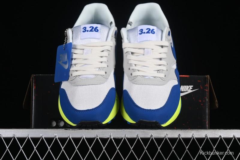 Nike Air Max 1 Premium Retro Running Shoes with Half-Sole Air Cushion - HF2903-100