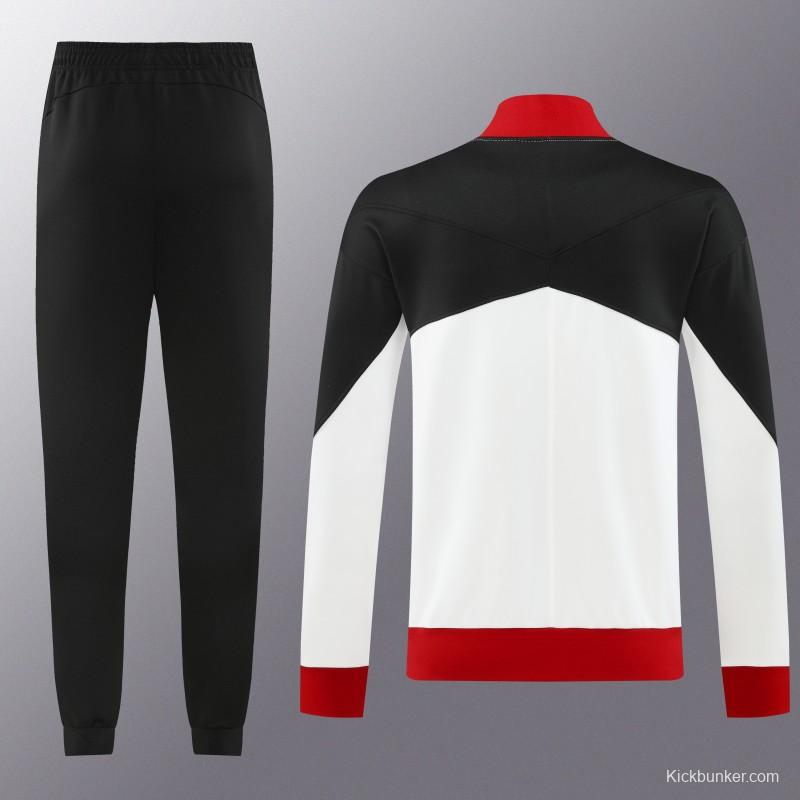 24/25 Liverpool White Full Zipper Jacket +Long Pants