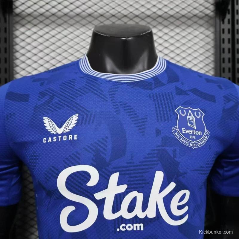 24/25 Player Version Everton Home Jersey