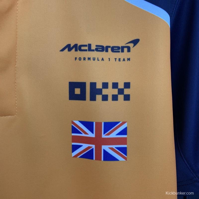 2025 Polo F1 Formula Orange Mclaren Norris Jersey