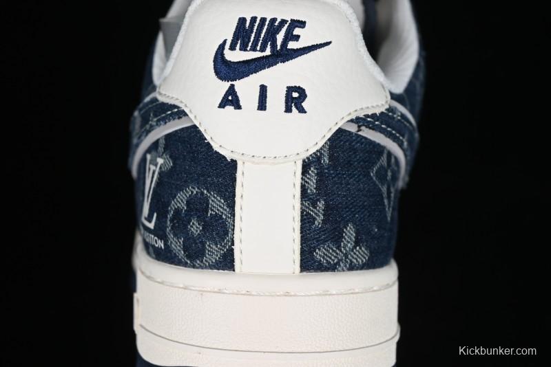 Nike Air Force 1 '07 Low LV Collaboration - Midnight Navy Low-Top Casual Sneakers - SJ2088-003