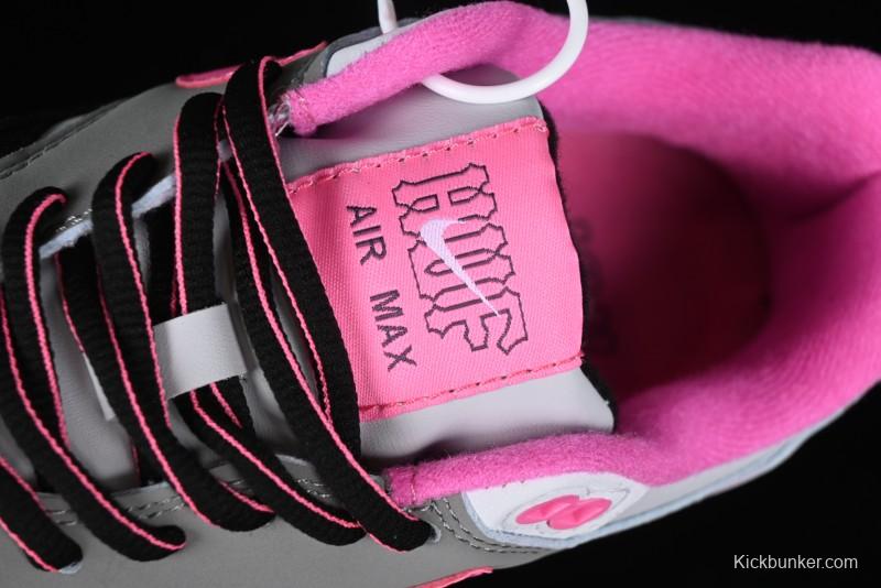 Nike Air Max 1 Retro Running Shoes with Half-Sole Air Cushion - HF3713-003