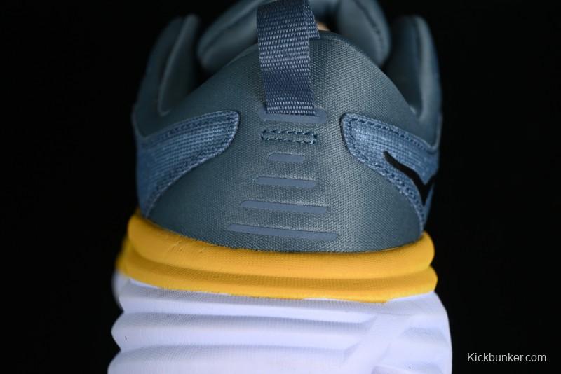 HOKA ONE ONE Bondi 8 Performance Cushion Running Shoes with Enhanced Support - 1123202 GBMS