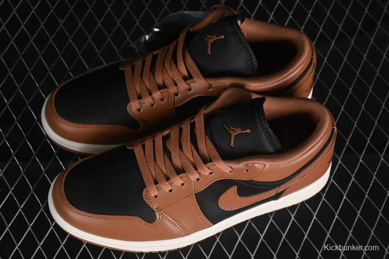 Nike Air Jordan 1 Low AJ1 Black Mocha Casual Sneakers - DC0774-021