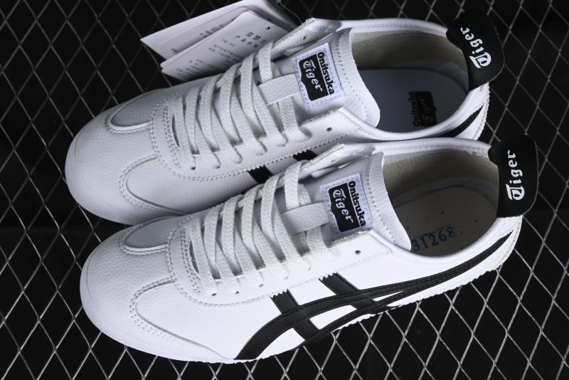 Onitsuka Tiger Mexico 66 Low-Top Leather Sneakers for Casual Running - D508K-0190