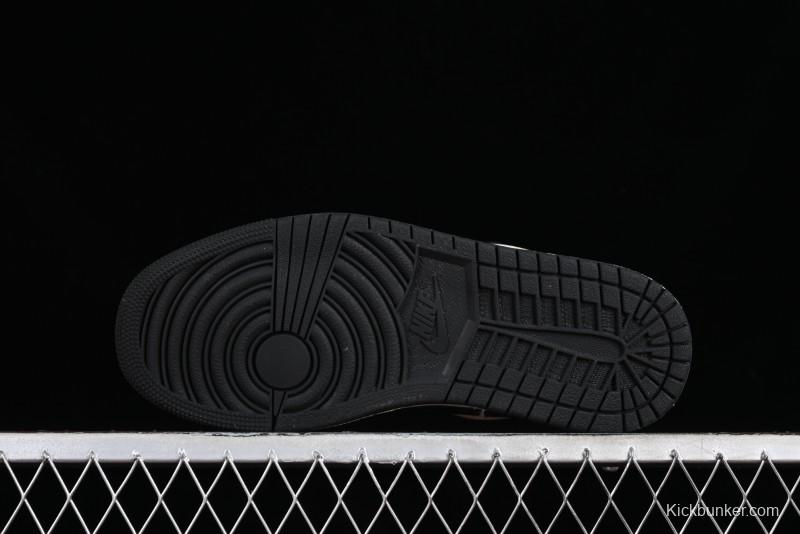 Nike Air Jordan 1 Low LV Collaboration - Black White Panda Custom Culture Casual Sneakers SJ9950-001