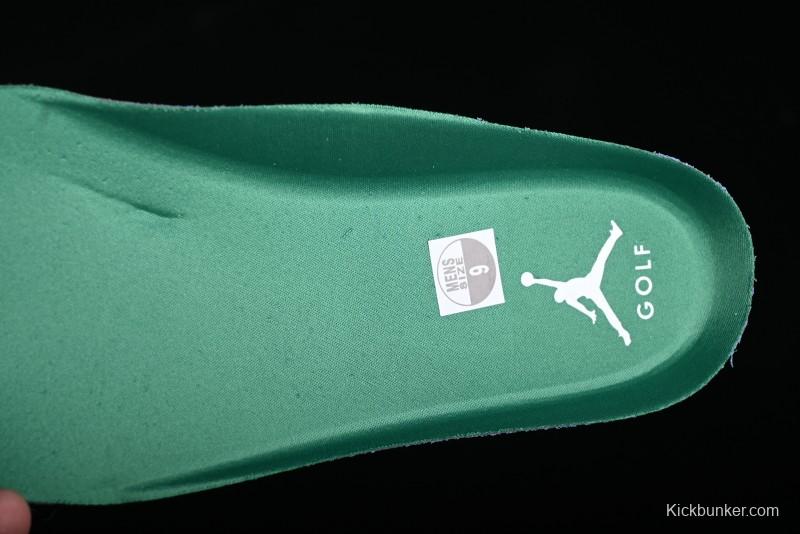 Nike Air Jordan 1 Low Golf Shoes Retro Grey White Green - DD9315-112