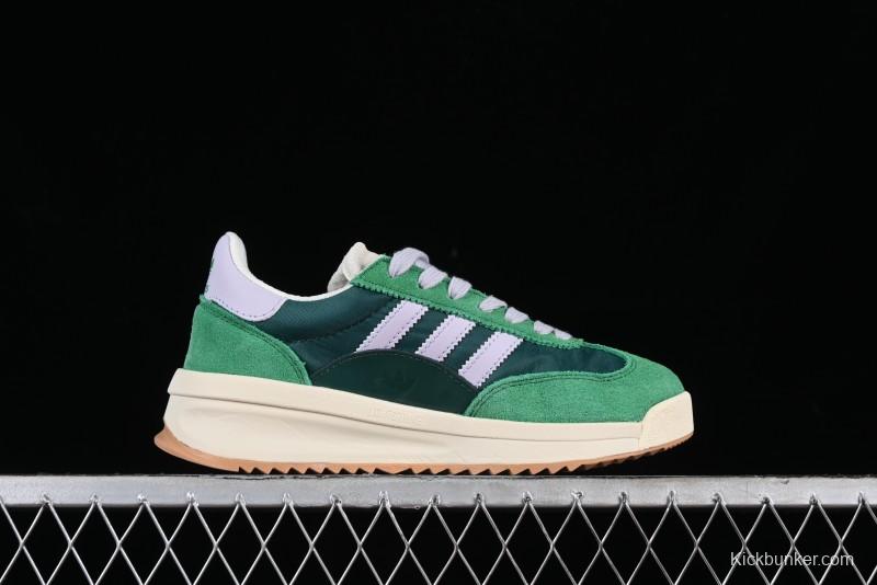 Adidas Originals SL 72 Retro Running Shoes with Ecotex Tongue and EVA Midsole - IH7993