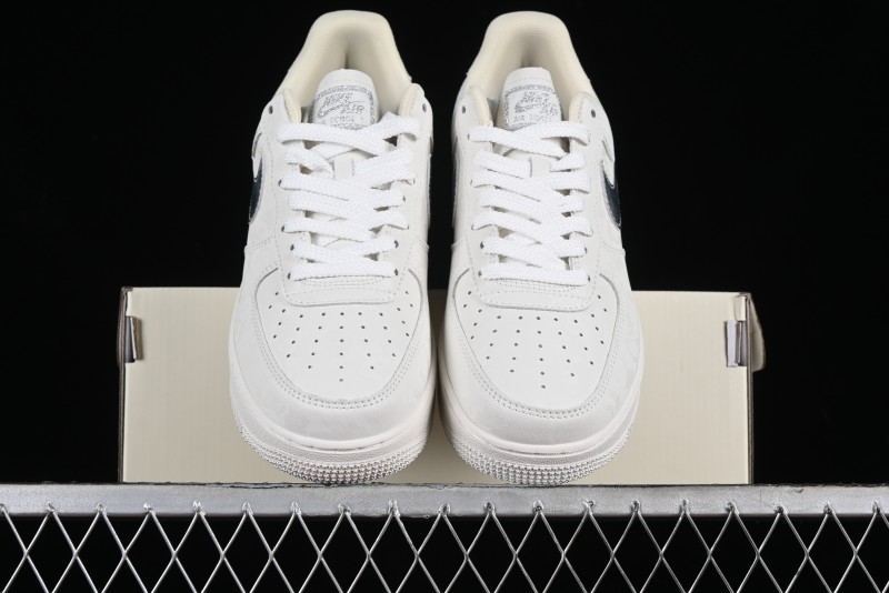 Nike Air Force 1 '07 Low Custom Traditional Chinese Brocade Casual Sneakers - AF2406-110