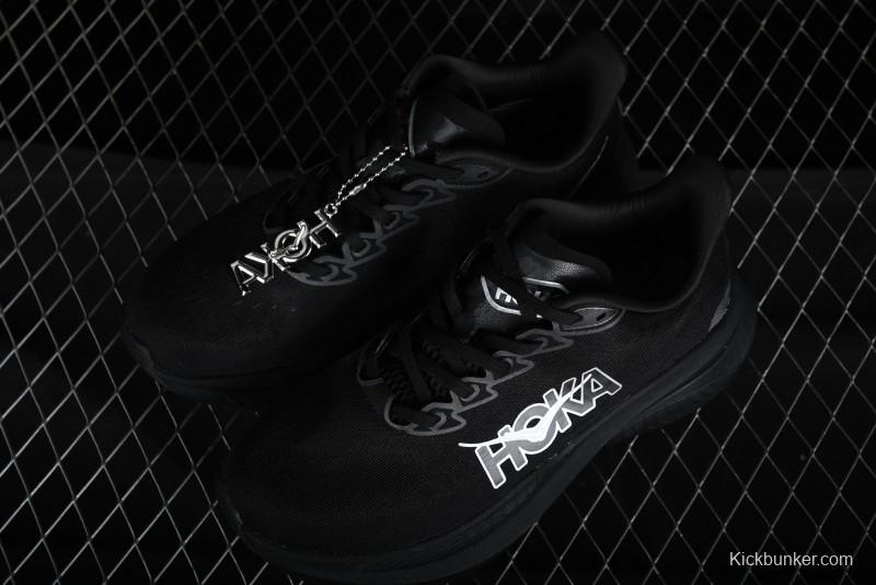 HOKA ONE ONE MACH 6 Flagship Racing Shoes with Carbon Plate Technology and Asymmetric Design - 114791 BLACK
