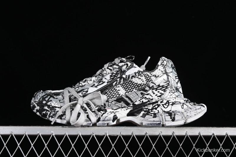 Balenciaga Phantom Sneaker Graffiti Running Shoes - W2RG39010