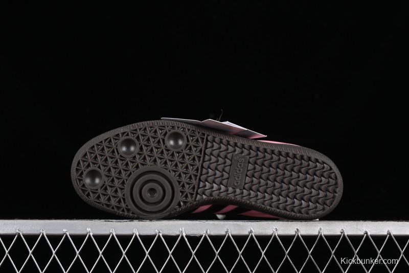 Adidas Samba OG B75807 Customized Casual Sneakers with Vibrant Hot Pink and Sweet Black Colorway - B75807