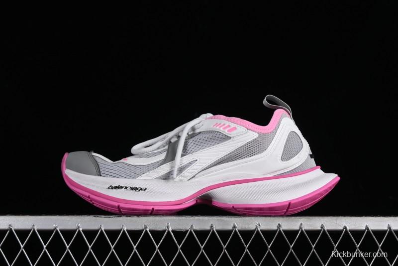 Balenciaga Circuit Lightweight Distressed Print Round Toe Fashion Casual Sneakers - WFLGY1950