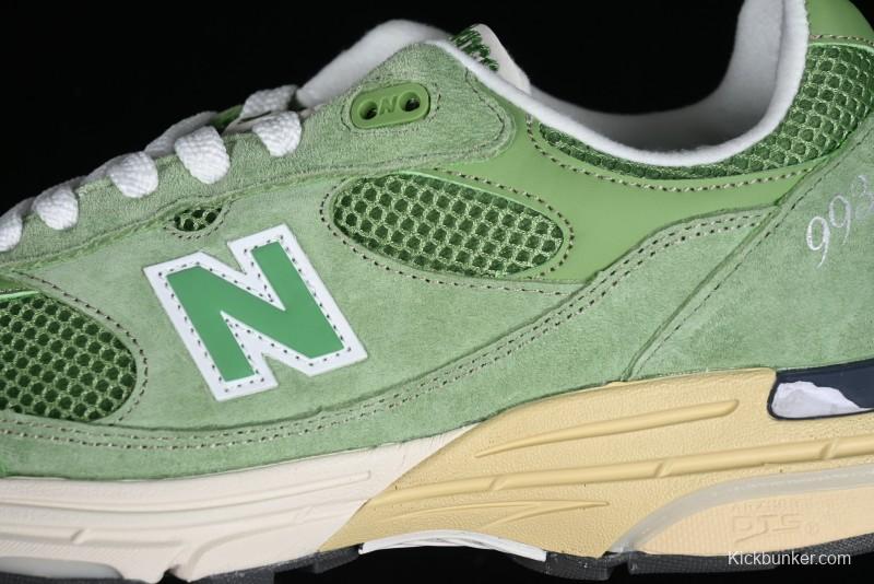 New Balance Made In USA M993 Series Classic Retro Running Shoes - U993WG