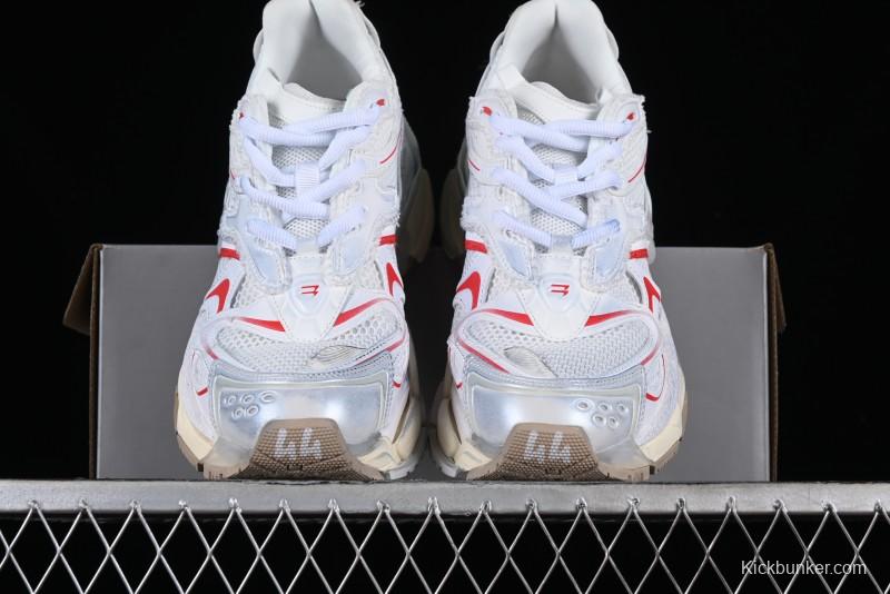 Balenciaga Runner Kith Four Color Retro Casual Sneakers - W3RXP9260