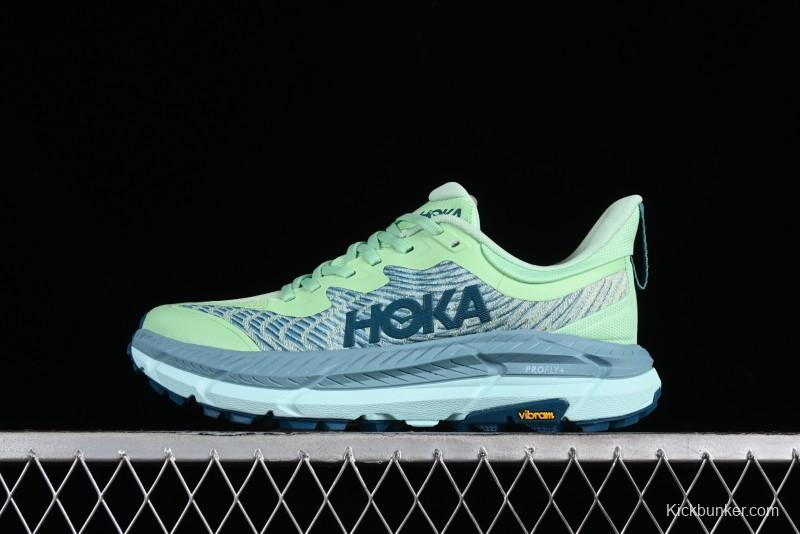 Hoka One One Mafate Speed 4 Low-Cut Professional Trail Running Shoes - 1129930 LGOM