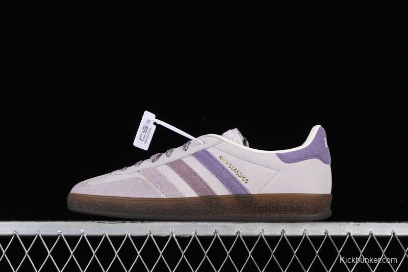 Adidas Originals Gazelle Indoor Kith Retro Casual Slip-Resistant Wear-Resistant Low-Top Sneakers - IH0120