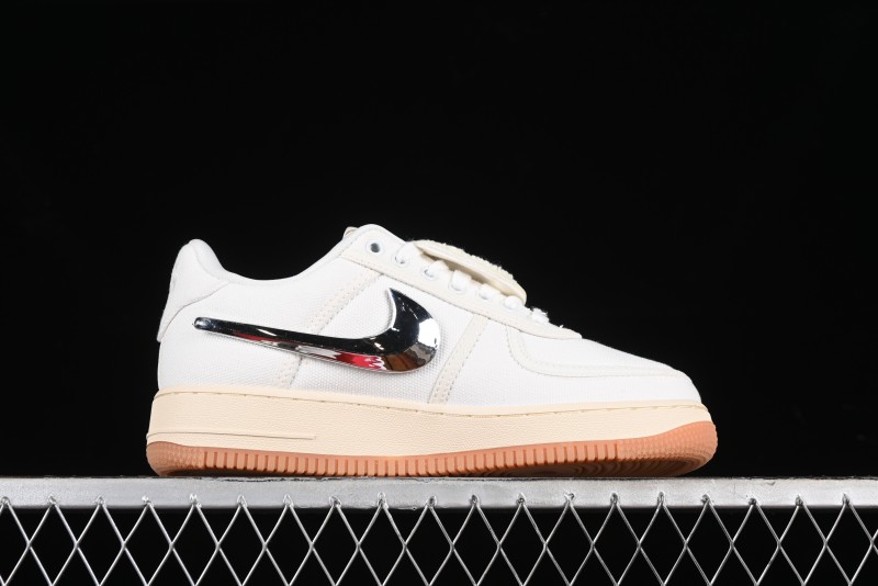 Nike Air Force 1 Low Travis Scott Limited Edition Casual Sneakers - AQ4211-101