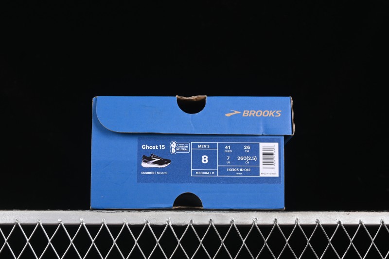 Brooks Ghost 15 Running Shoes with DNA LOFT V2 Cushioning and Breathable Air Mesh - 1103931D012