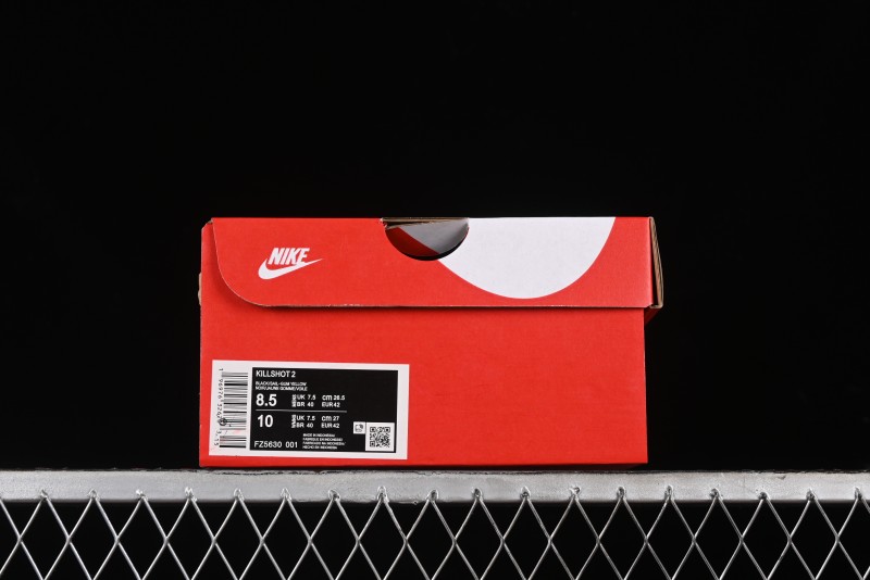 Nike Killshot 2 Retro Comfortable Non-Slip Low-Top Sneakers - FZ5630-001