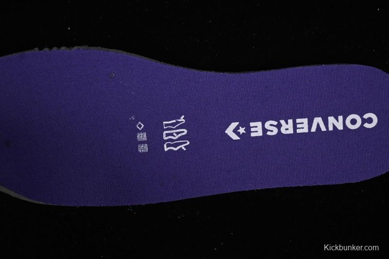 Converse One Star Retro Low-Top Skate Shoes in Purple Suede - 171586C