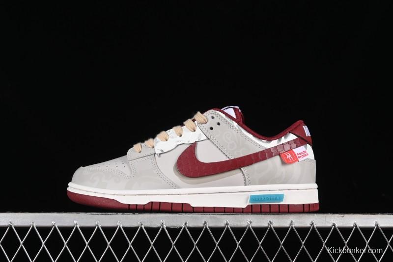 Nike Dunk Low Panda Prank CNY Year of the Dragon Limited Edition Team Red SB Low Top Casual Skate Shoes - DD1391-601