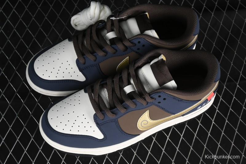 Nike SB Dunk Low Black Myth Wukong Colorway Low-Top Casual Skateboarding Shoes - MU0232-369