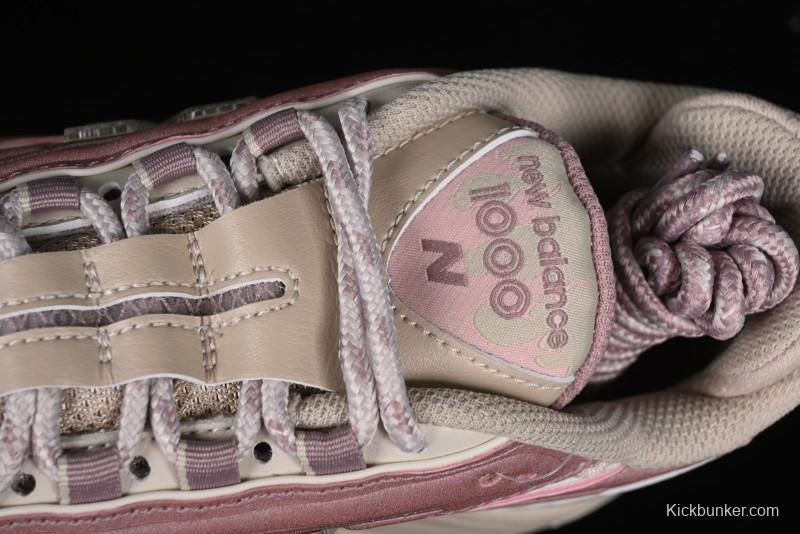 New Balance 1000 Series Retro Dad Style Low-Top Casual Running Shoes - M1000JG1