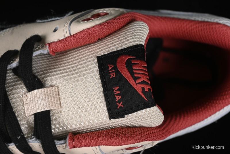 Nike Air Max 1 Retro Running Shoes with Half-Sole Air Cushion - FD5743-200