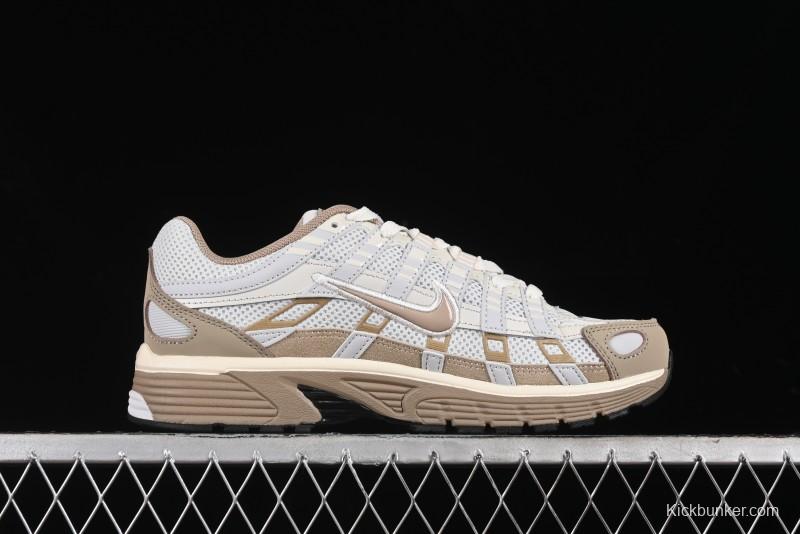 Nike P-6000 Premium Retro Casual Sneakers with Layered Design - FQ8243-025