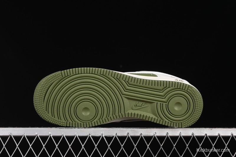 Nike Air Force 1 '07 Low Burberry Collaboration - Off White Mint Green Low Top Casual Sneakers - BB8588-221