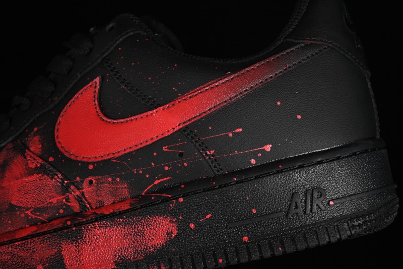Nike Air Force 1 '07 Low 2D Hand-Painted Anatomy Scene Casual Sneakers - CW2288-011