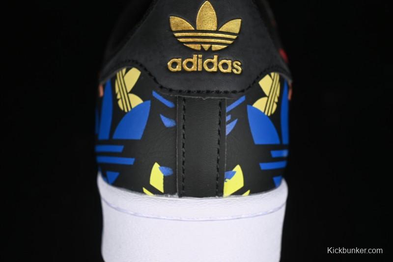 Adidas Superstar H00182 Casual Sneakers with Shell Toe Design - H00182