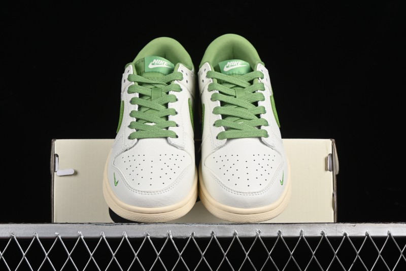 Nike SB Dunk Low Stone Island Collaboration - Spring Green Anniversary High-End Custom Low-Top Casual Sneakers - XB3802-348